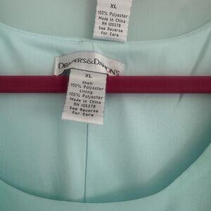 Draper's & Damon's Light Blue/green Dress